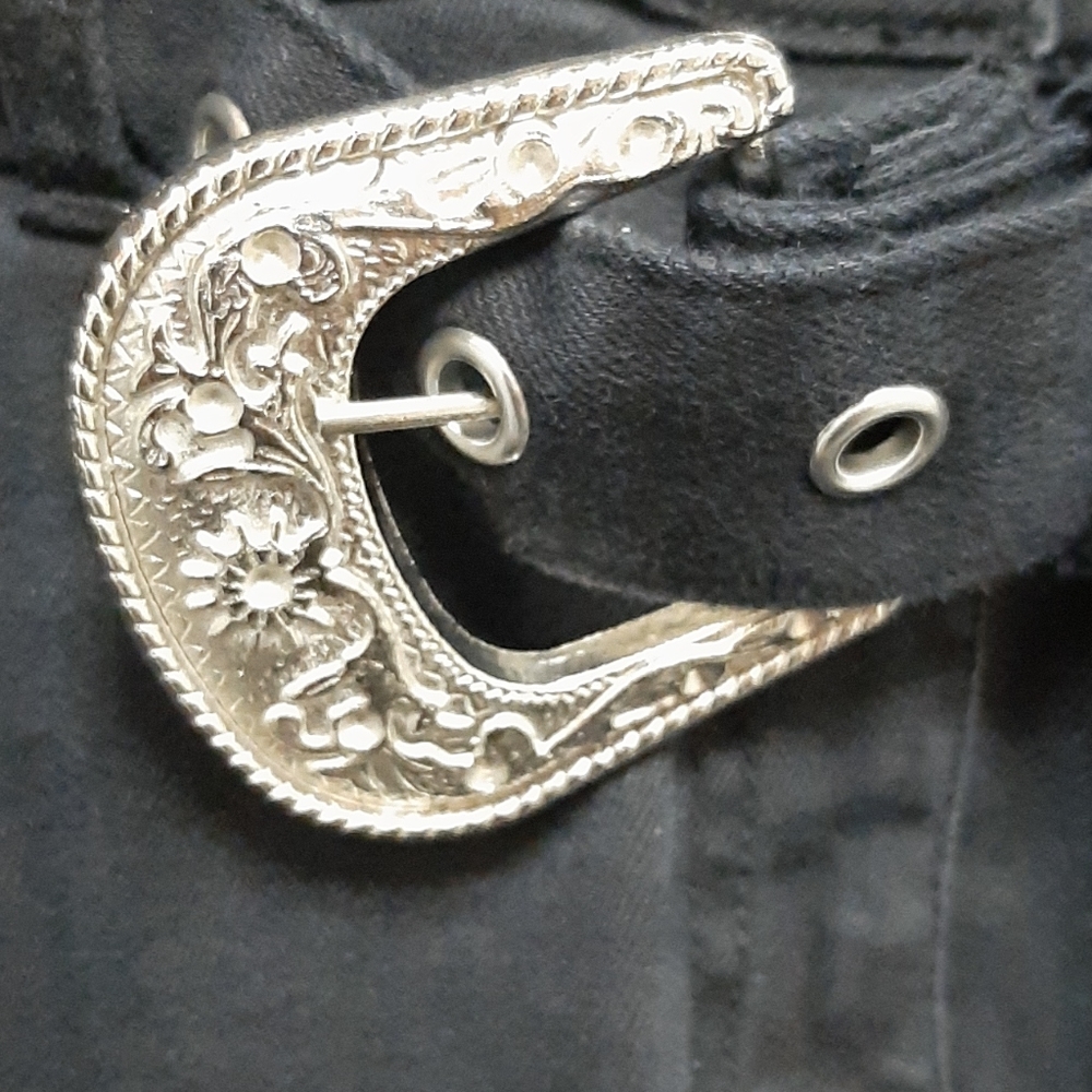 Black Denim Jumpsuit - Picture 7 of 12